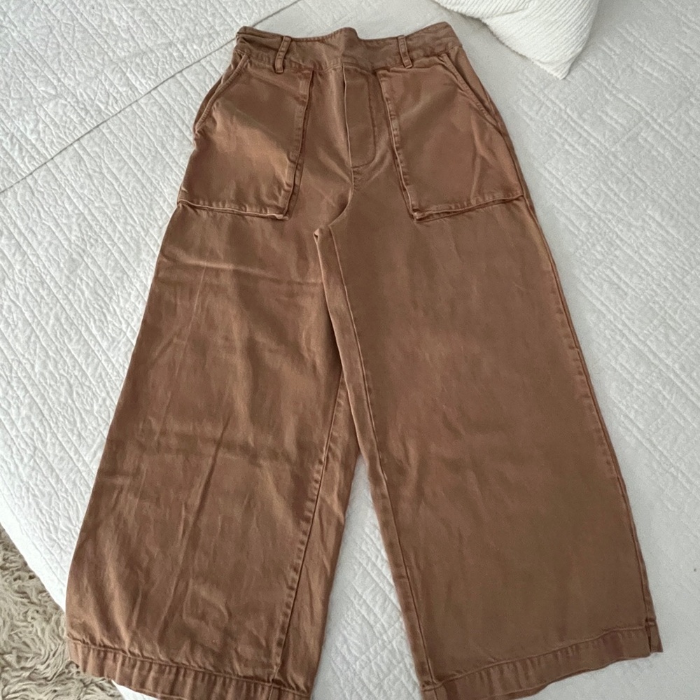 Young Fabulous & Broke Wide Leg Pants in Brown